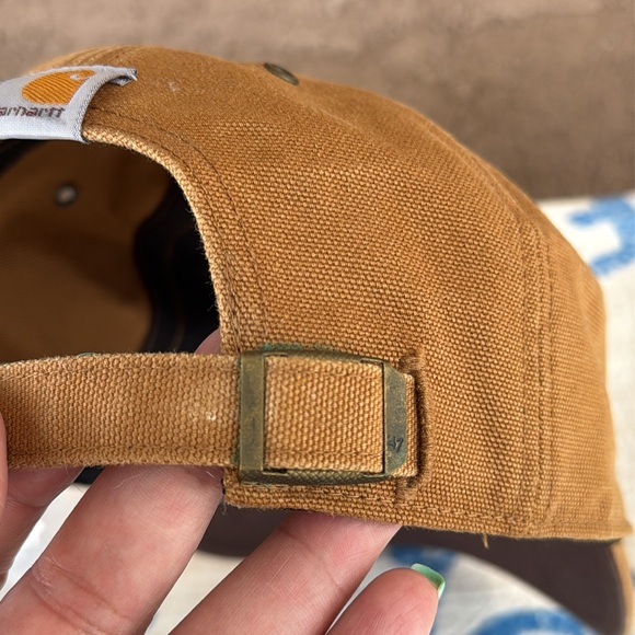 Los Angeles Lakers NBA ‘47 Brand Carhartt Brown Clean Up Adjustable Hat - Picture 9 of 13